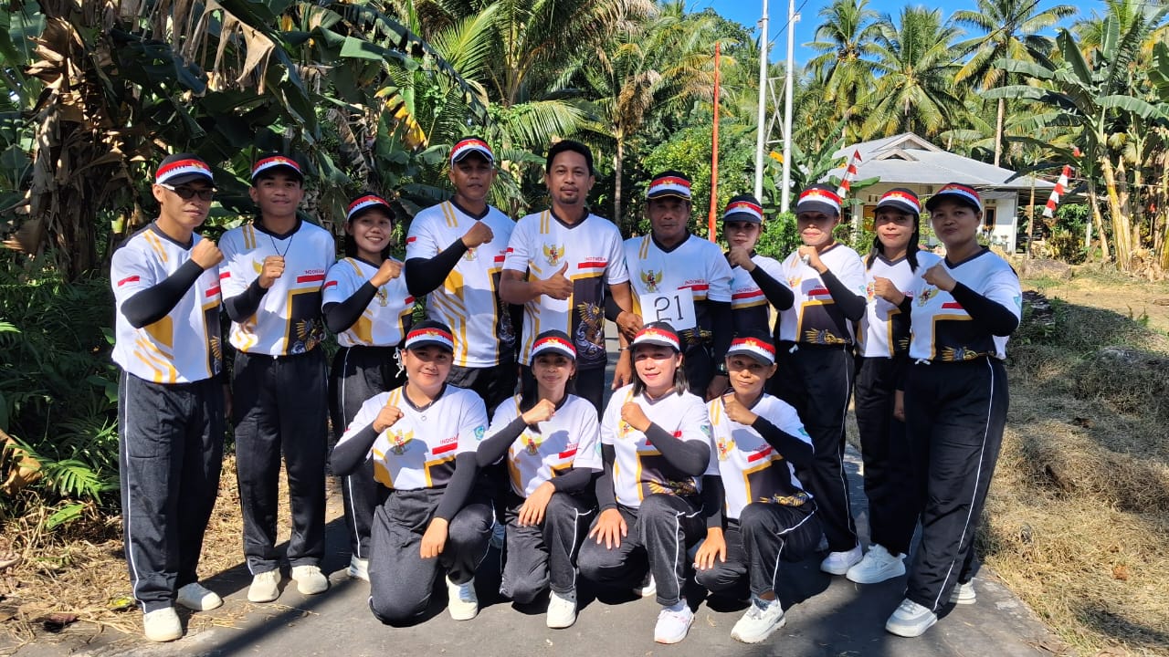 Lomba Gerak Jalan Meriahkan HUT RI ke-80 di Kampung Kuma I